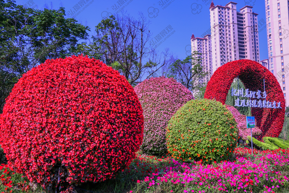 江蘇淮安立體花卉景觀建設項目(圖3)